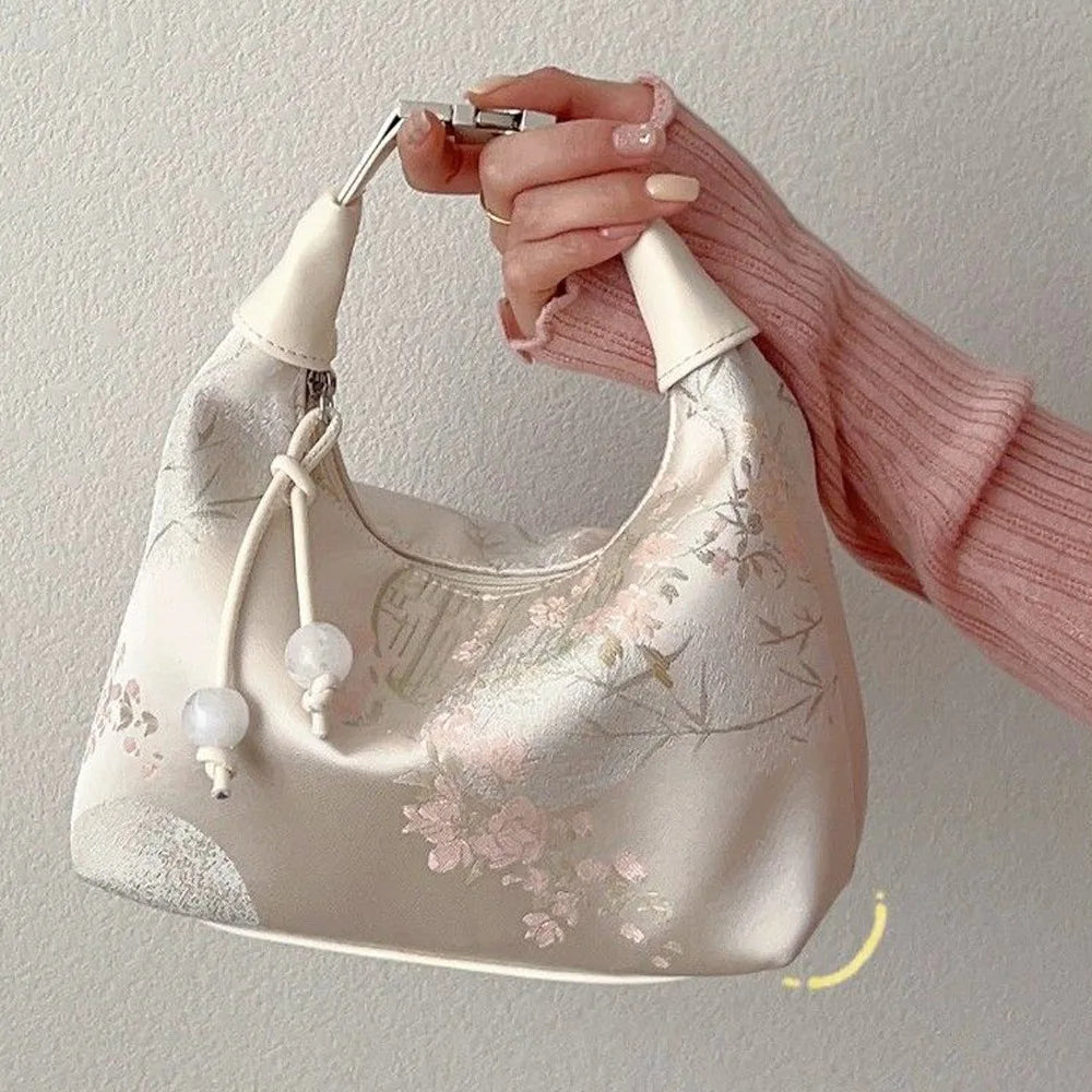 Bolso de mano bordado elegante de estilo chino | Bandolera versátil