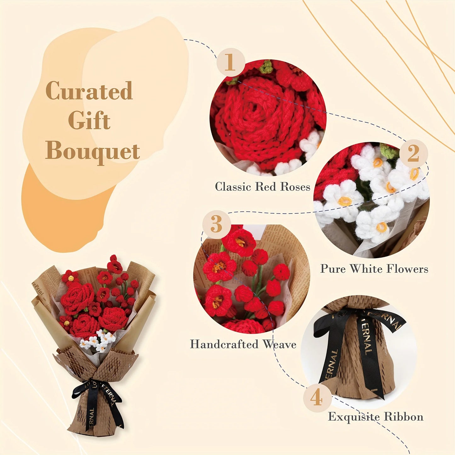 Handmade Crochet Flower Bouquet | Perfect Gift for Any Occasion