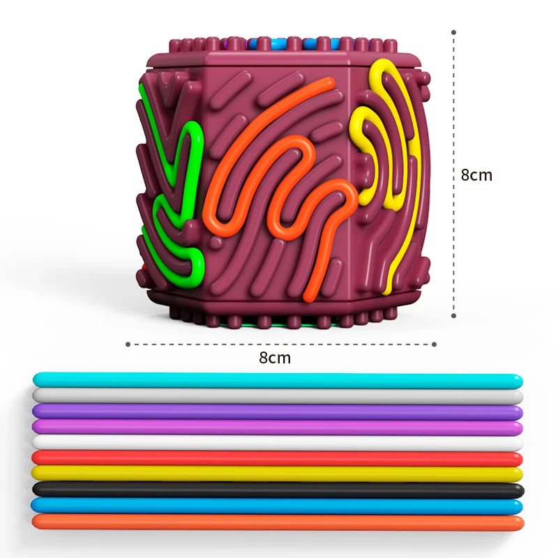 Multi-Faceted Sensory Activity Board for Kids | Motor Skills Toy