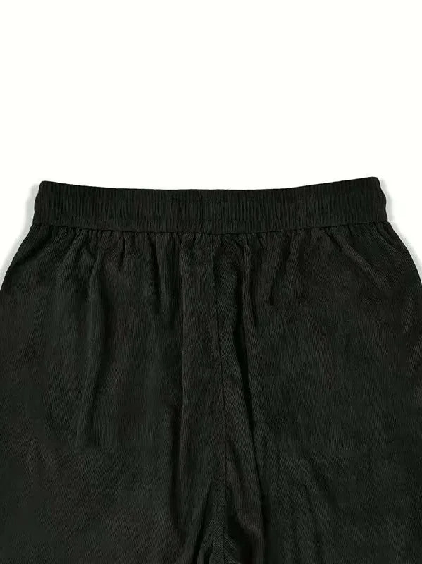 Men's Casual Corduroy Straight Leg Pants | Multi-Functional Travel Wear