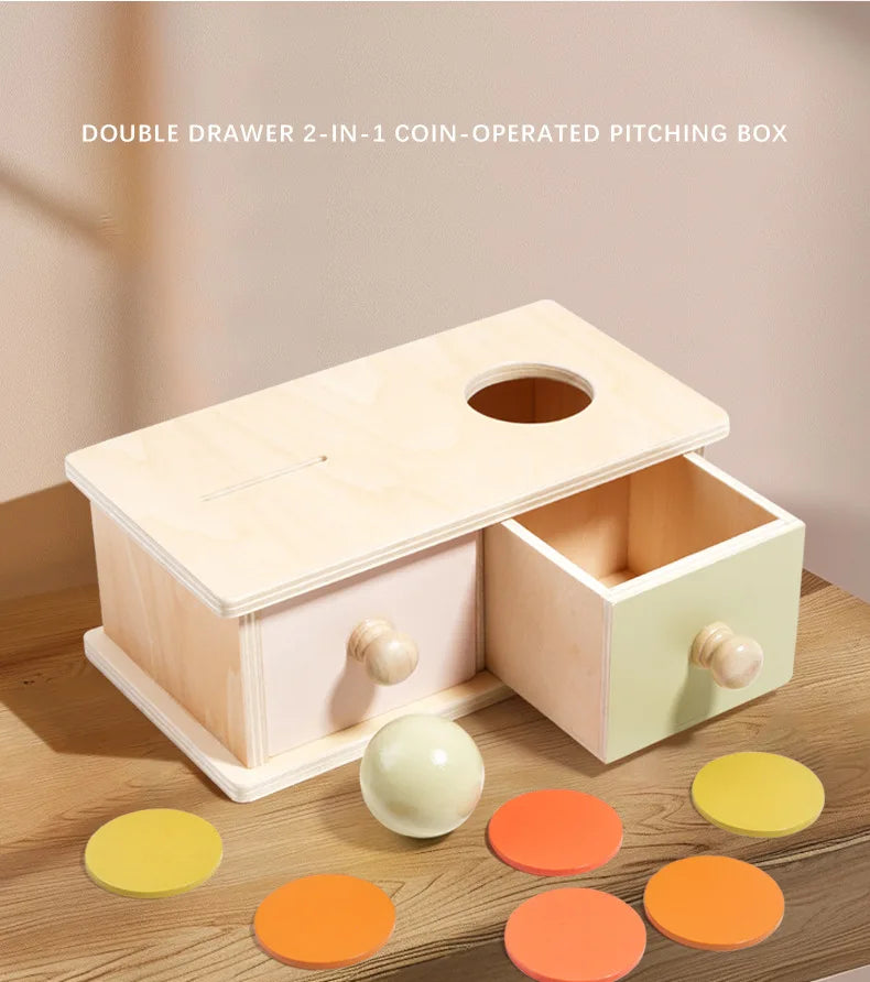 Montessori Puzzle Box for Infants | Develop Hand-Eye Coordination