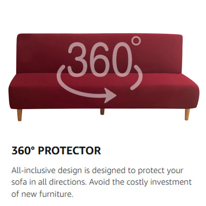 Stretch Printed Sofa Bed Cover | Dust-Proof Furniture Protector