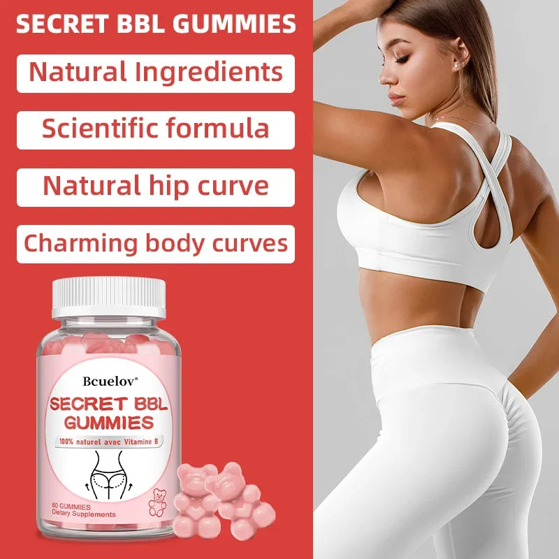 BBL Gummies for Curves | Enhance Butt and Hip Appearance
