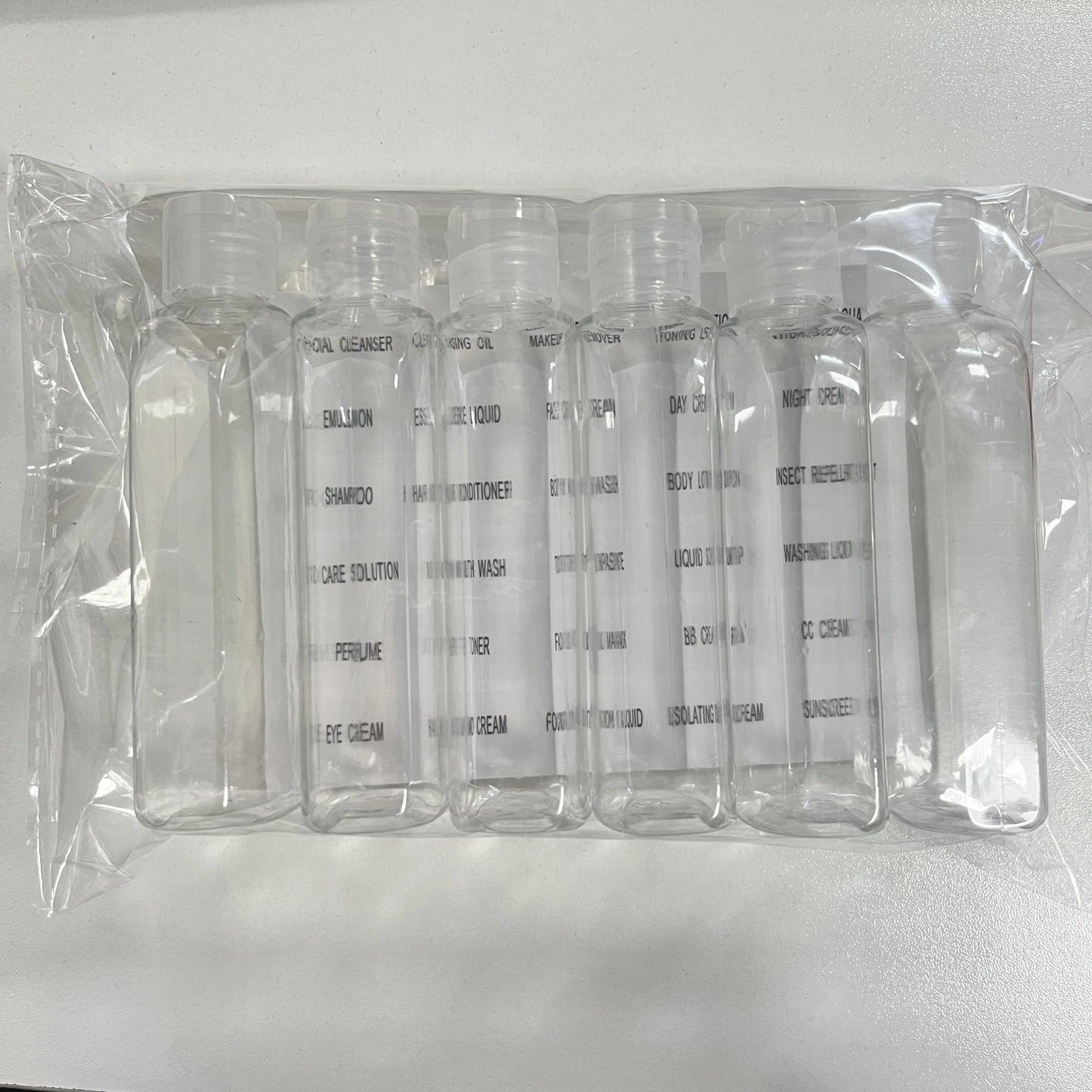 6pcs TSA-Approved Leakproof Travel Bottles for Essential Liquids