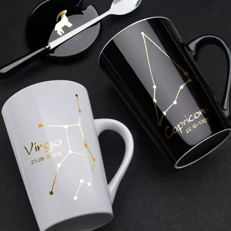 Creative 12 Constellations Ceramic Mugs | Unique Drinkware Gift