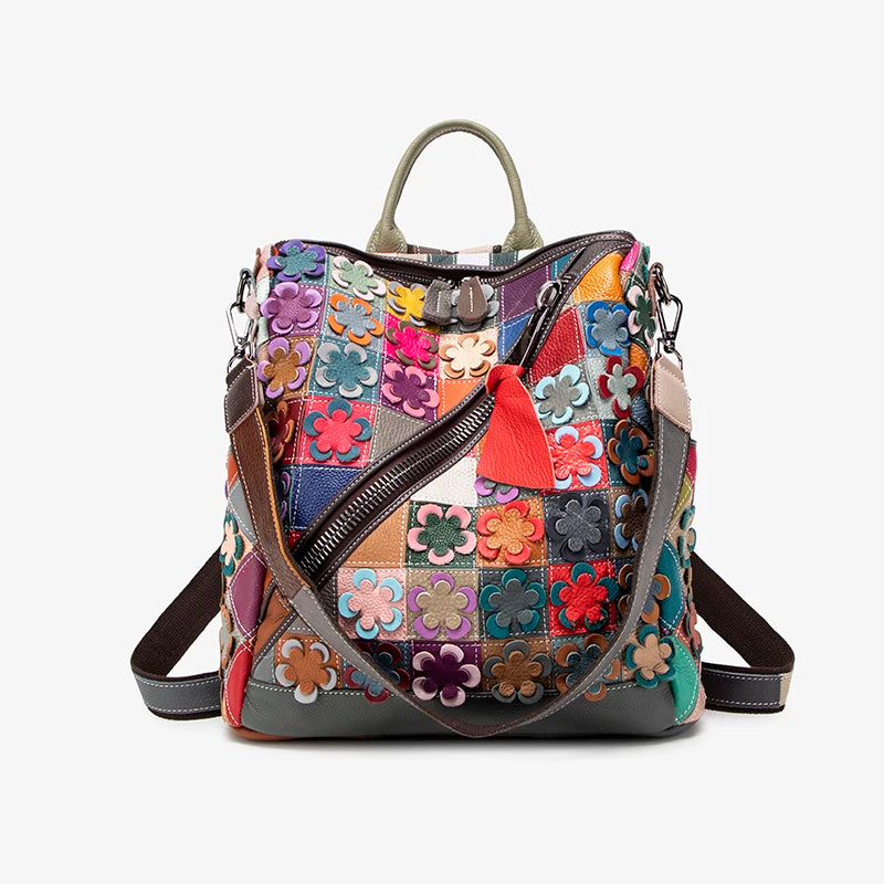 Stylish Leather Travel Backpack for Women | Versatile & Chic
