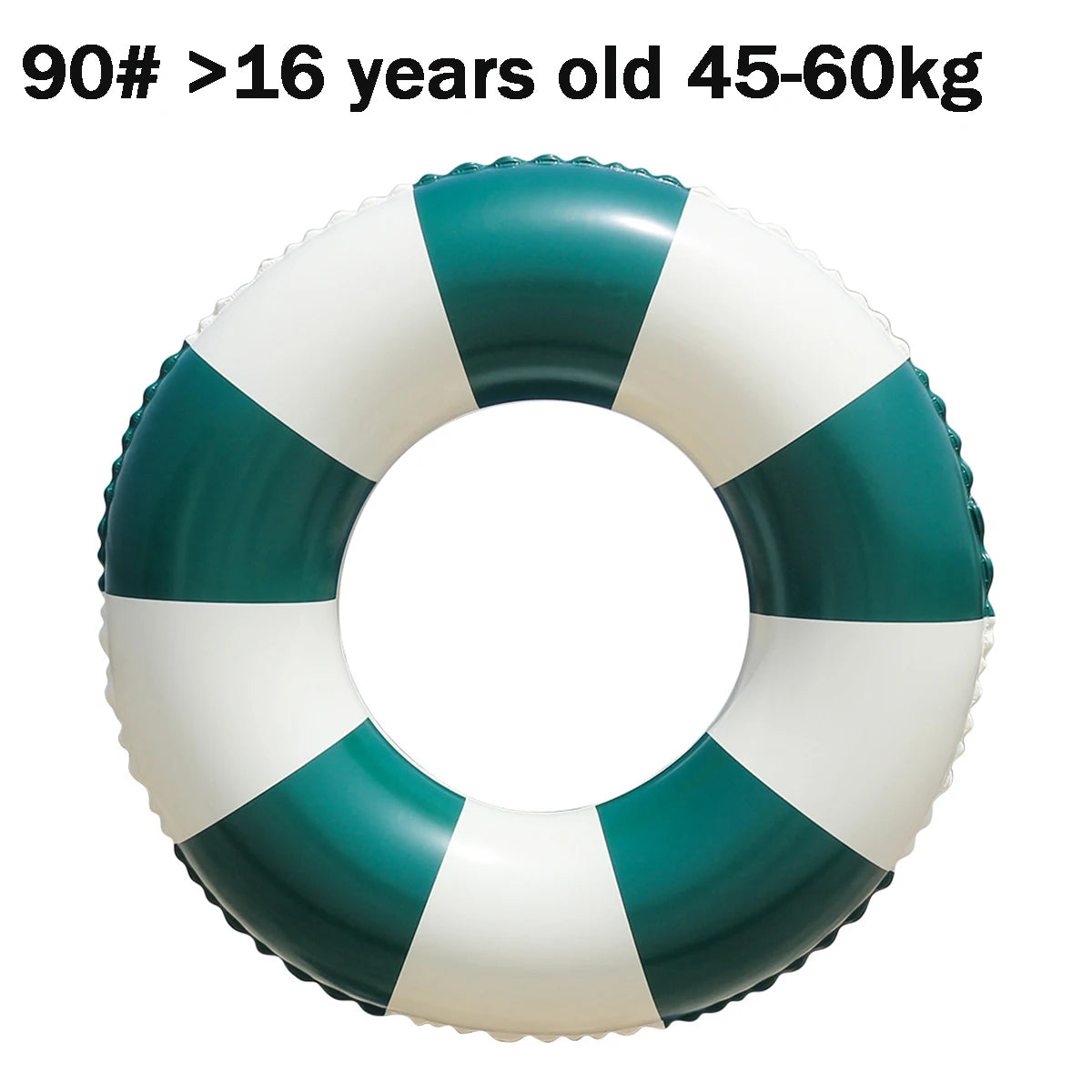Inflatable Vintage Striped Pool Float | Stylish Swim Tube for All