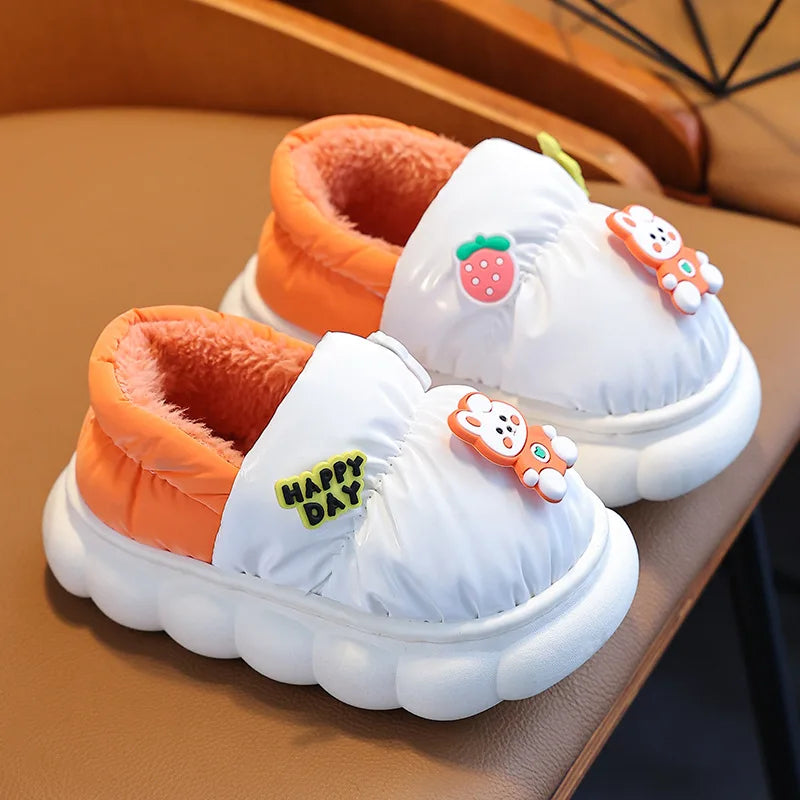 Children's Warm Plush Slippers | Cozy Anti-Slip Winter Footwear
