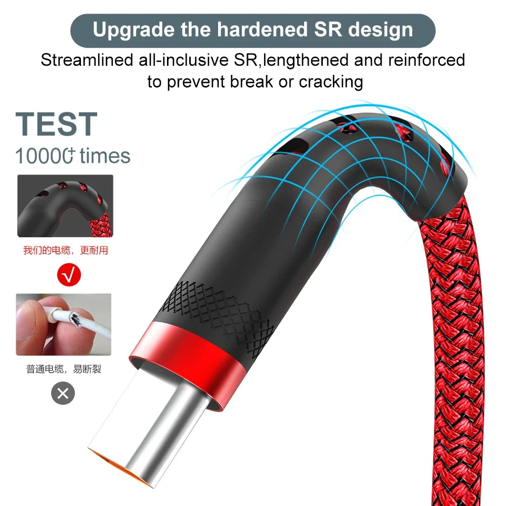 Super Fast Charge USB C Data Cable | Universal 5A Charging