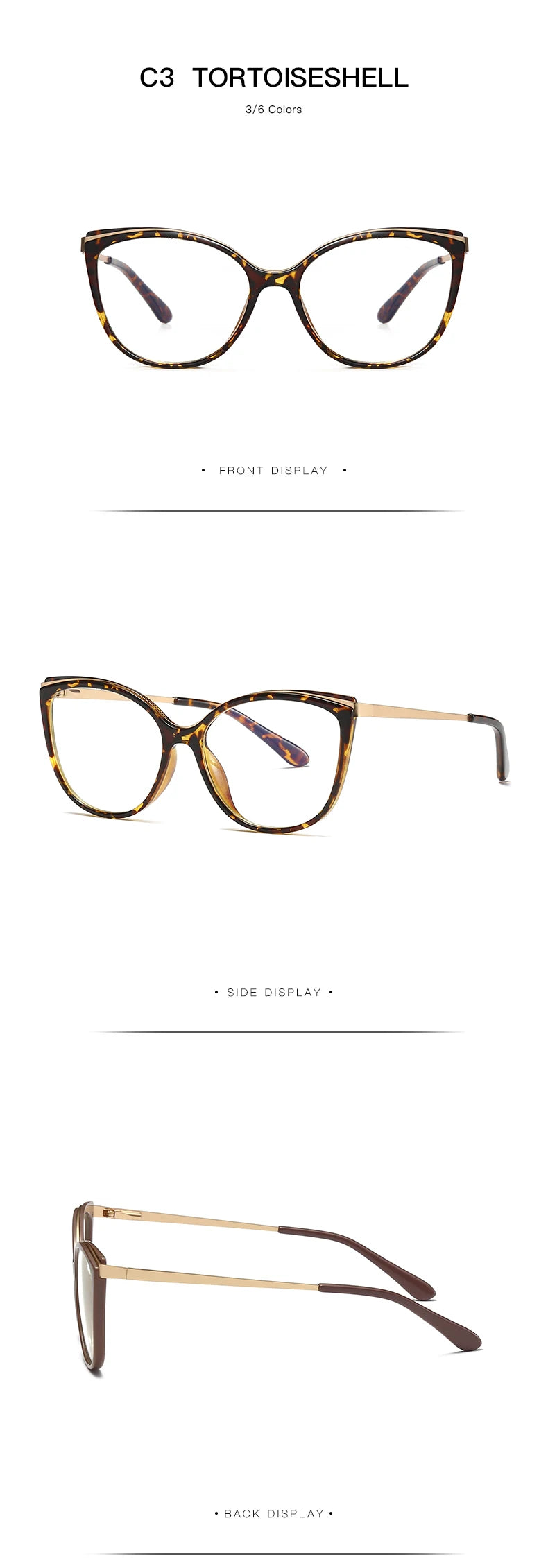 Trendy Butterfly Eyeframe Glasses for Women | Anti Blue Light 2026