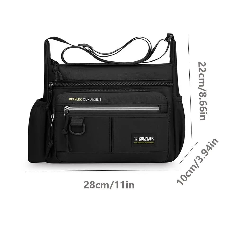 Large Capacity Men's Shoulder Bag | Versatile Multi-Purpose Messenger
