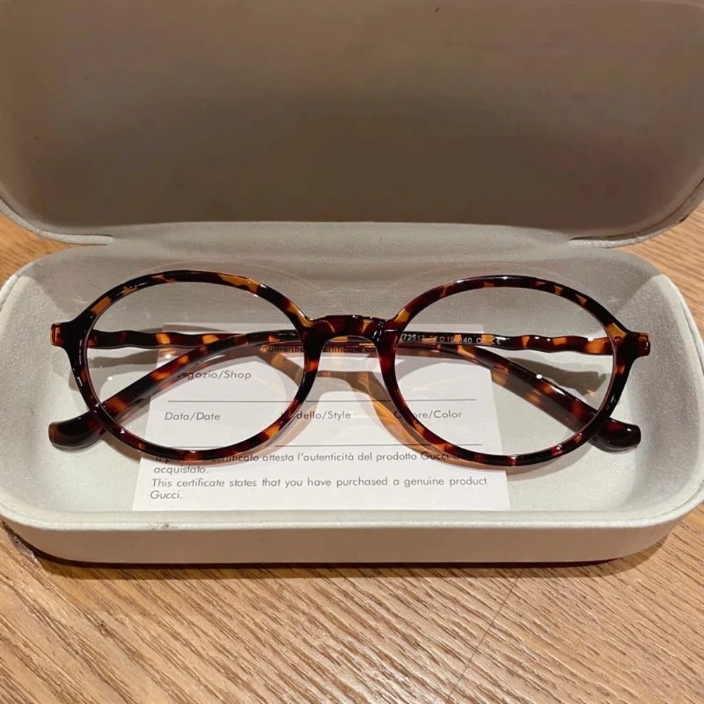 Stylish Oval Anti Blue Light Glasses for Women | Eye Protection