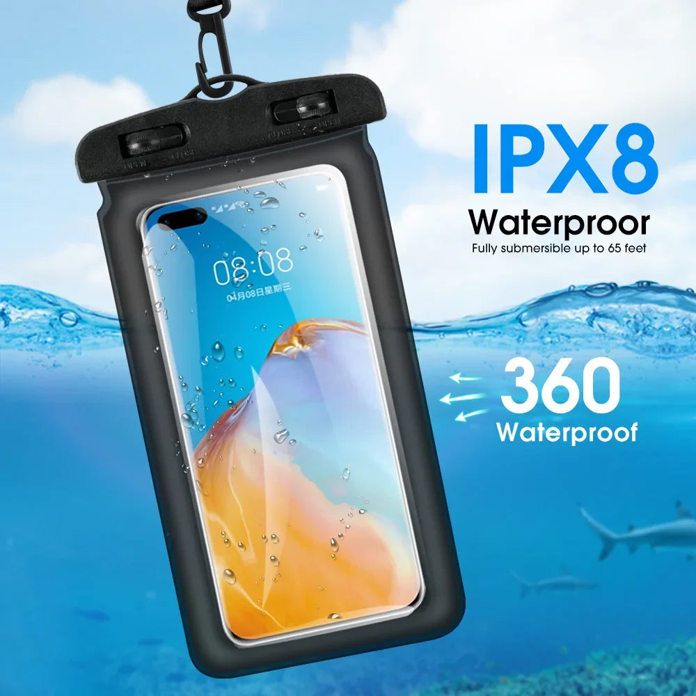 Universal Underwater Phone Protector | Waterproof Swim Bag Case