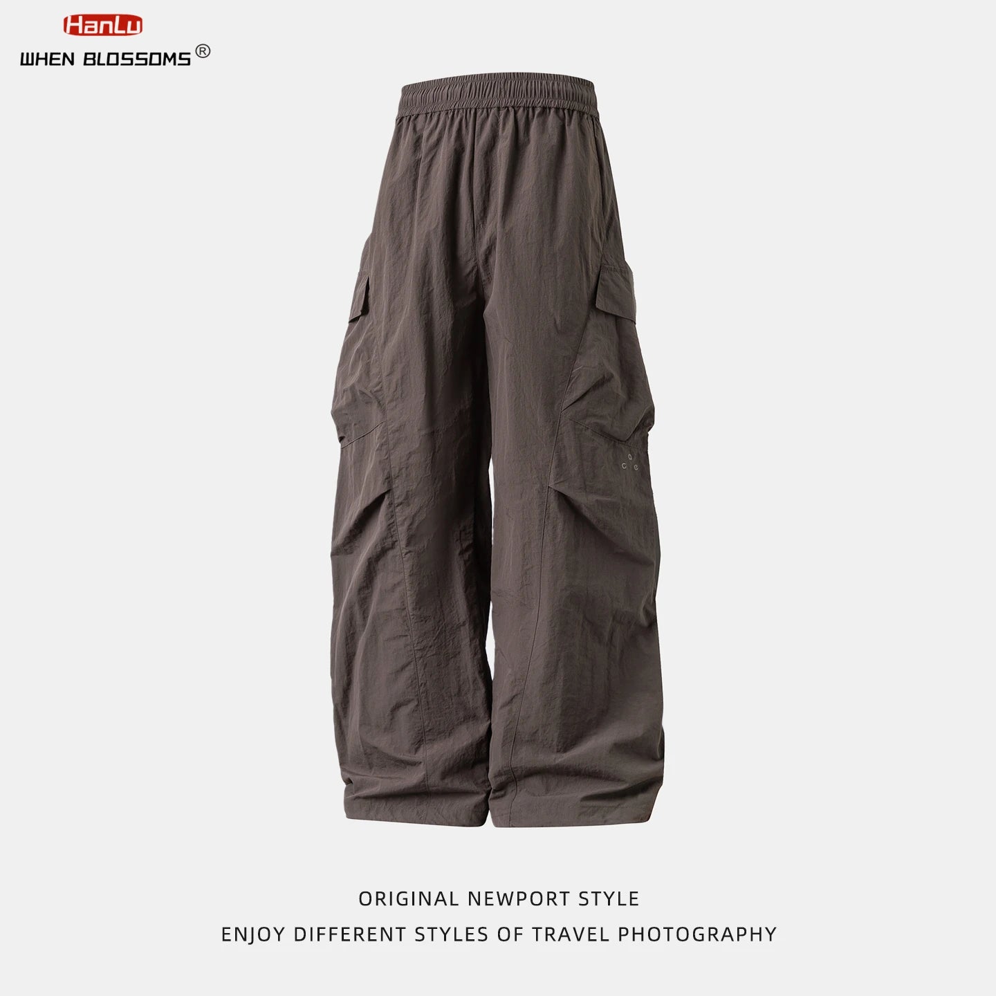 Men's Water-Resistant Cargo Pants | Oversized Utility Trousers