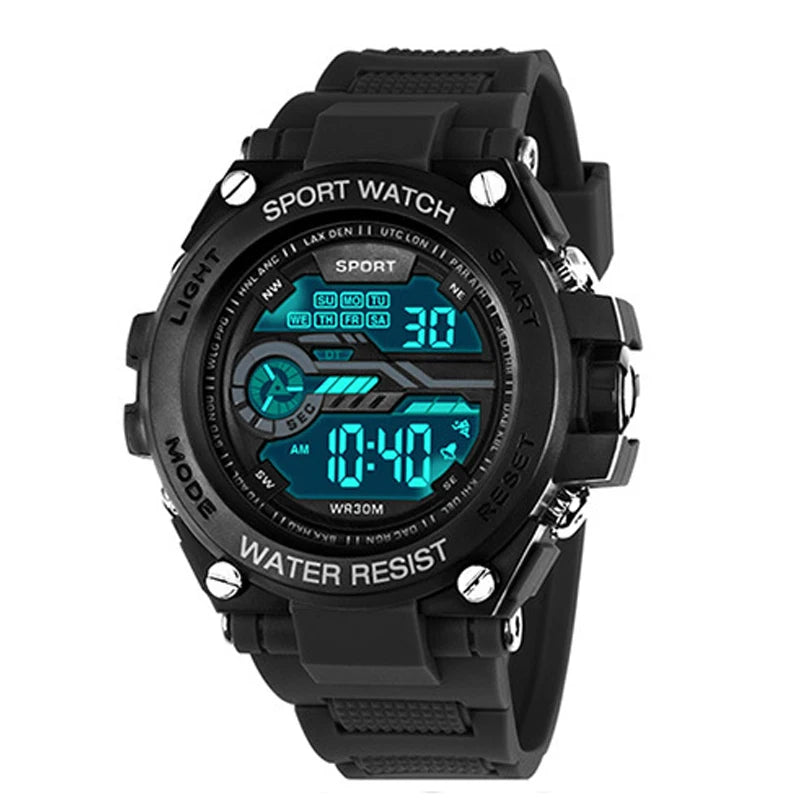 Men's Waterproof Sports Watch | Multifunctional Digital Military Design