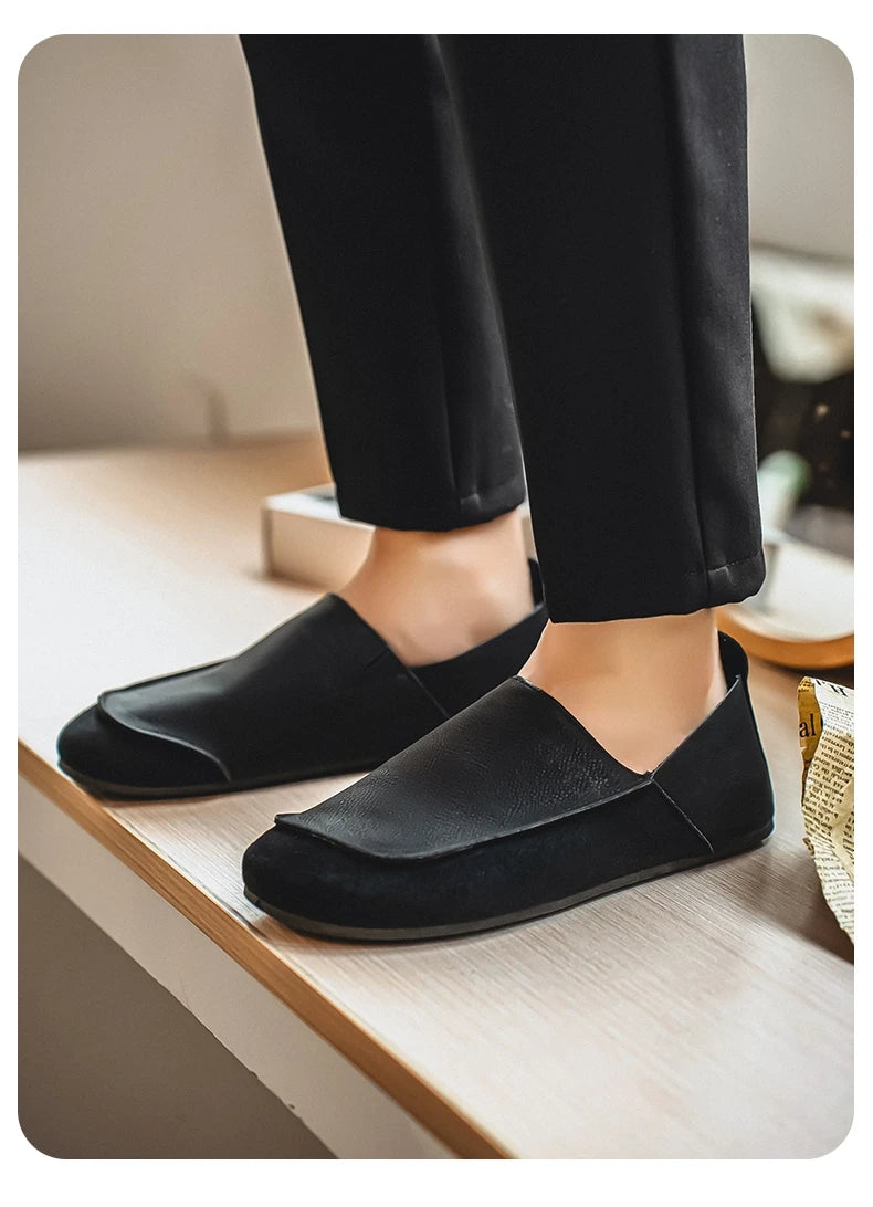 Men's Casual Walking Loafers | Soft Leather Comfort Shoes