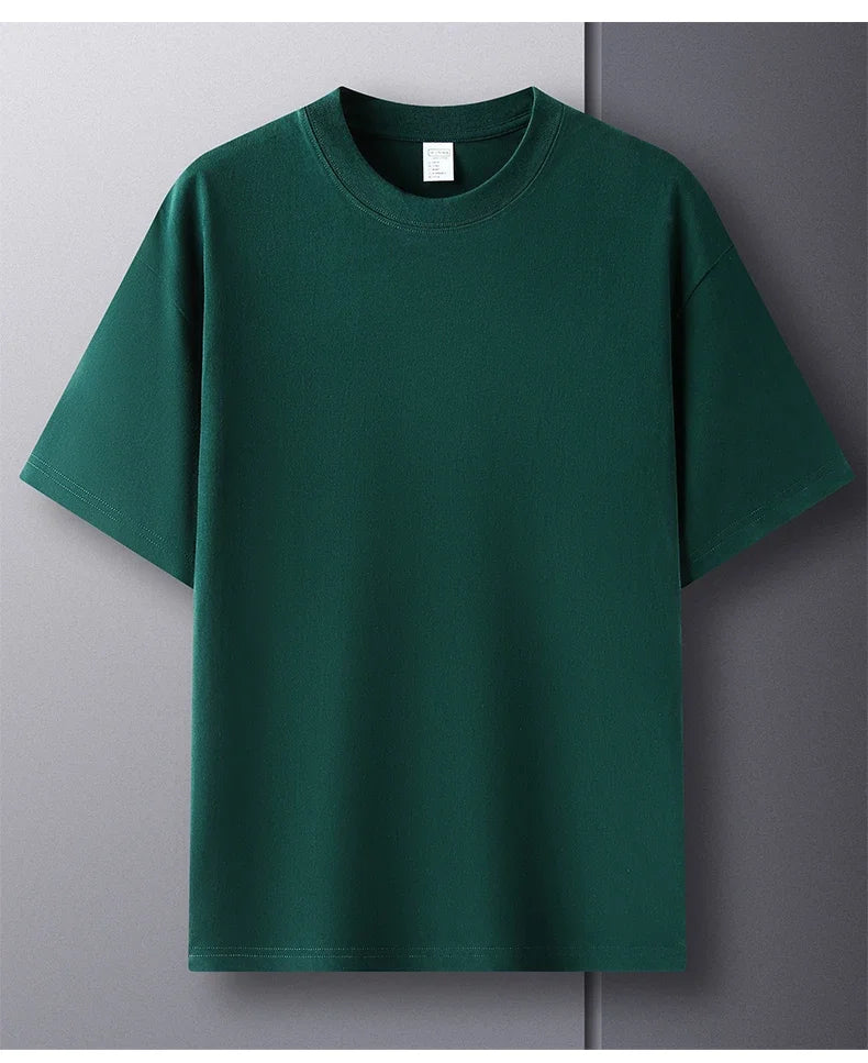Men's Breathable Cotton Summer T-Shirt | Fashionable Short Sleeve Top
