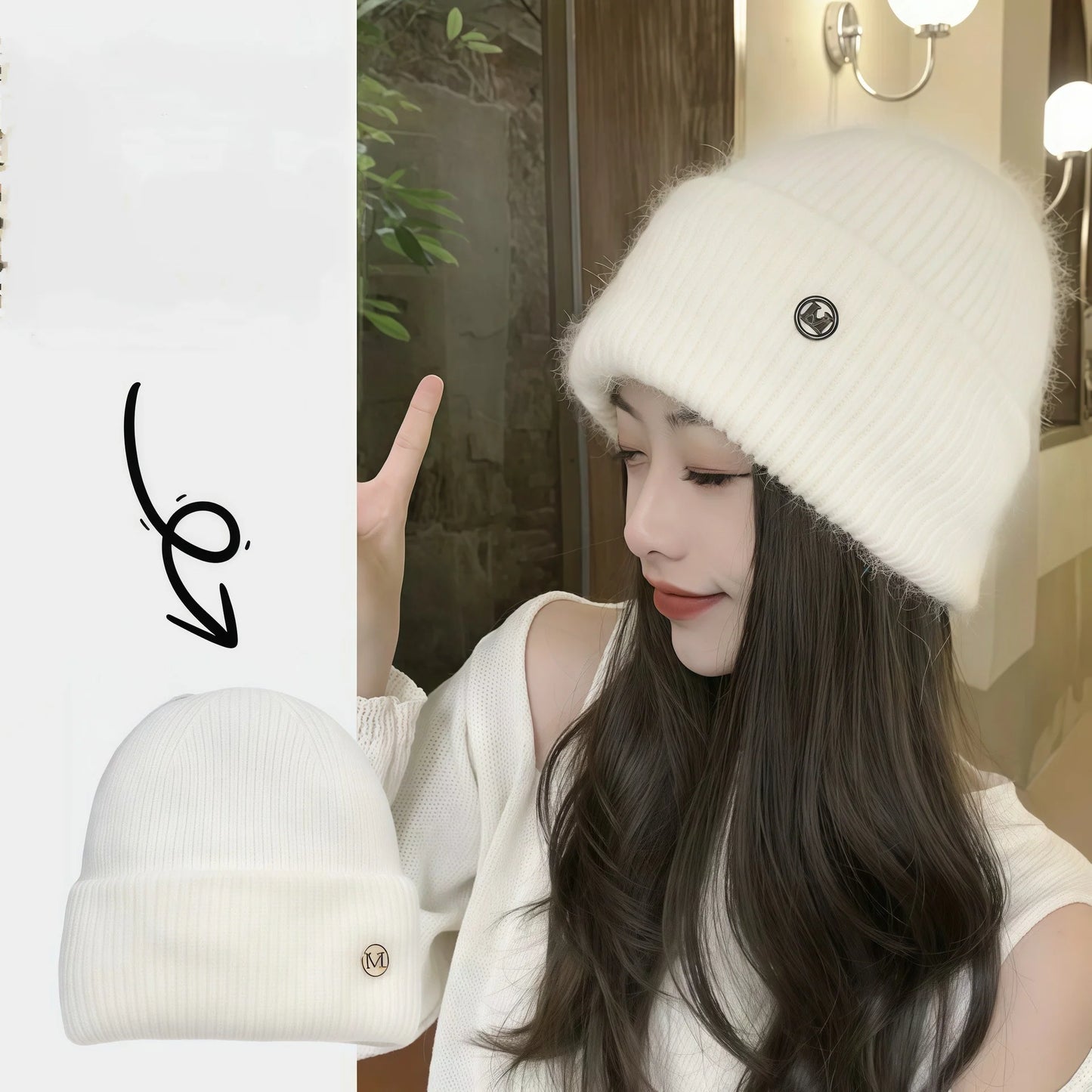 Unisex Oversized Winter Beanie with Ear Flaps | Stay Warm & Cozy