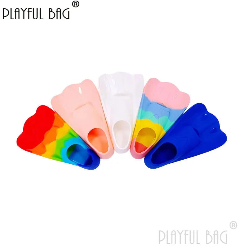Colorful Silicone Swimming Short Fins | Perfect for All Ages