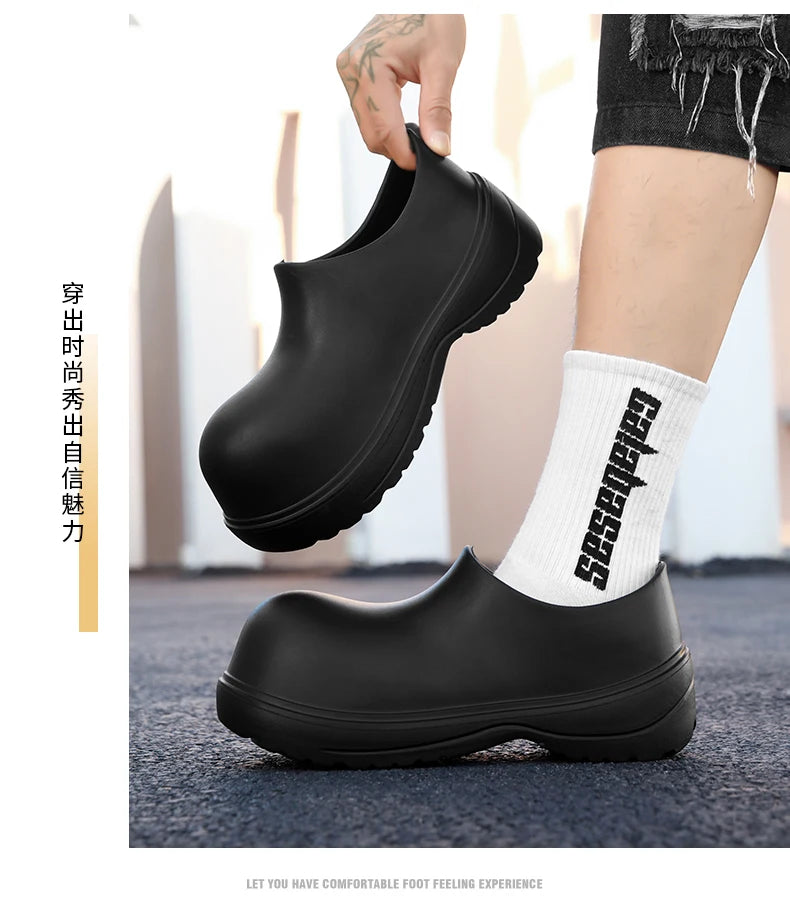 Lightweight Slip-On Chef Shoes for Men & Women | Casual Rain Shoes