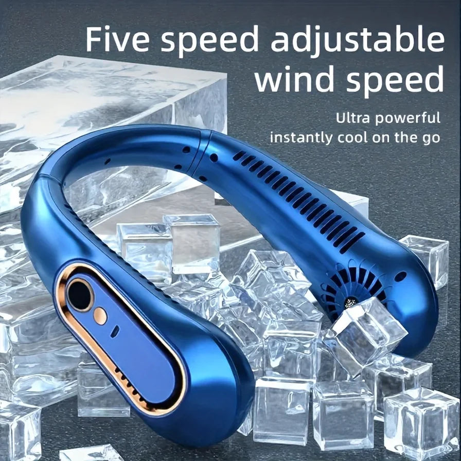 Hands-Free Bladeless Neck Fan | Portable USB Rechargeable Mini Fan