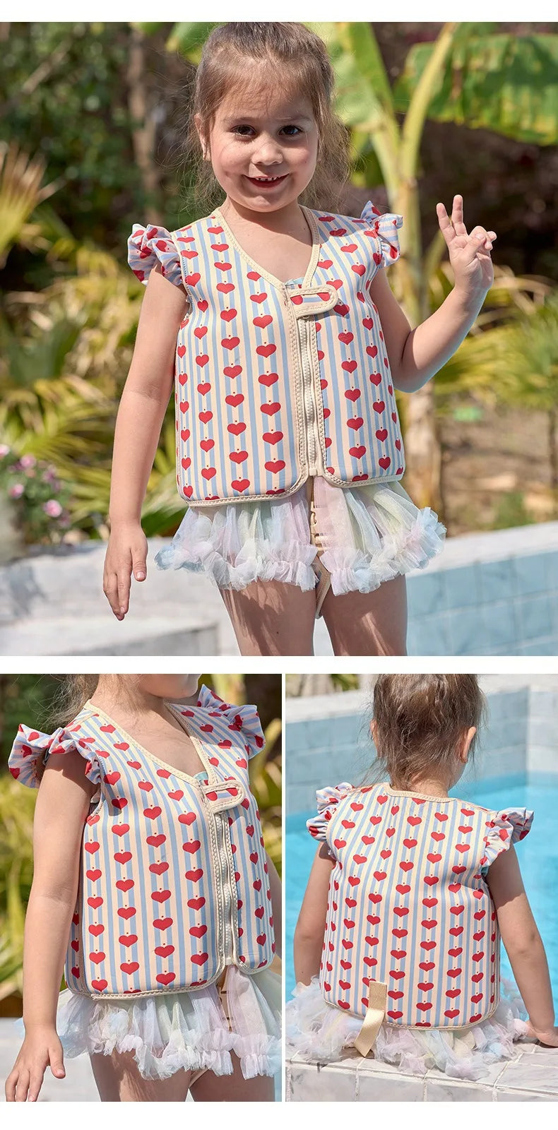 Kids Buoyancy Swim Vest | Safe Pool Float for Learning to Swim