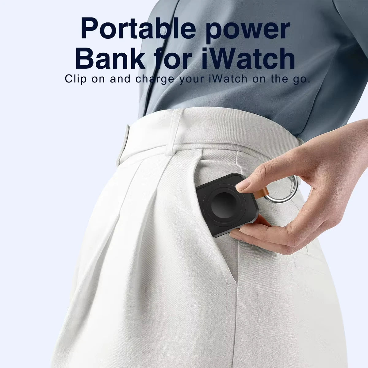 Portable Wireless Fast Charger for Galaxy Watch | Travel-Friendly Power Bank