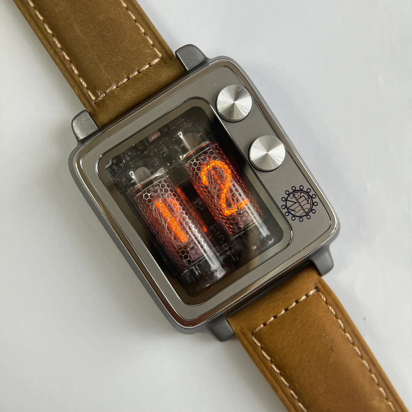 Neon Nixie Tube Digital Watch | Sapphire Glass, 9-Color Backlight