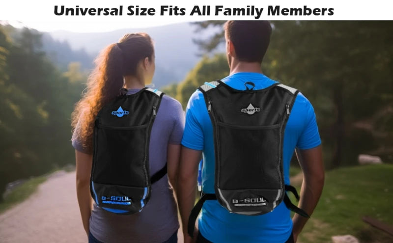 Lightweight Hydration Backpack | 2L Water Bladder For Outdoor Adventures