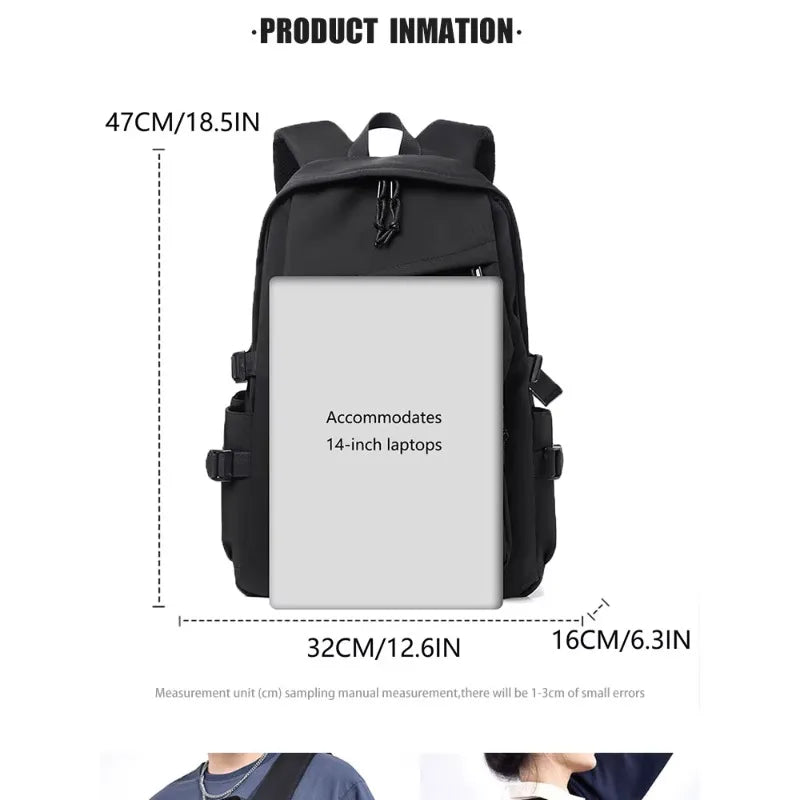 Durable Waterproof Simple Men's Backpack | Perfect for Students