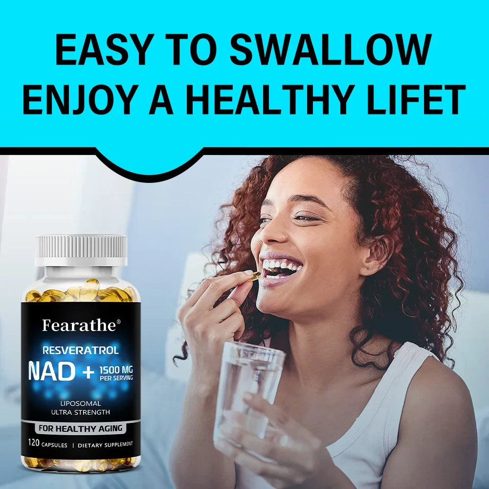 NAD+ Boost with Resveratrol | Enhance Vitality, Repair Cells