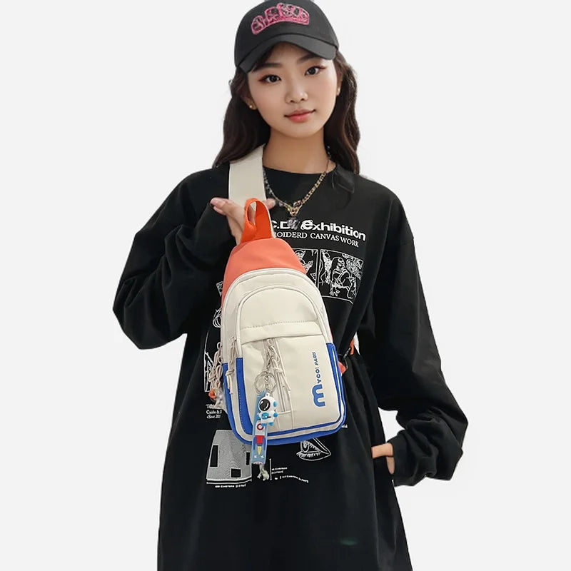 Trendy Waterproof Crossbody Bag | Unisex Sports Style Design