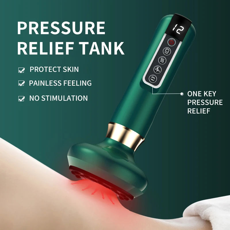 Tricolor Electric Gua Sha Massager | Slimming Infrared Therapy