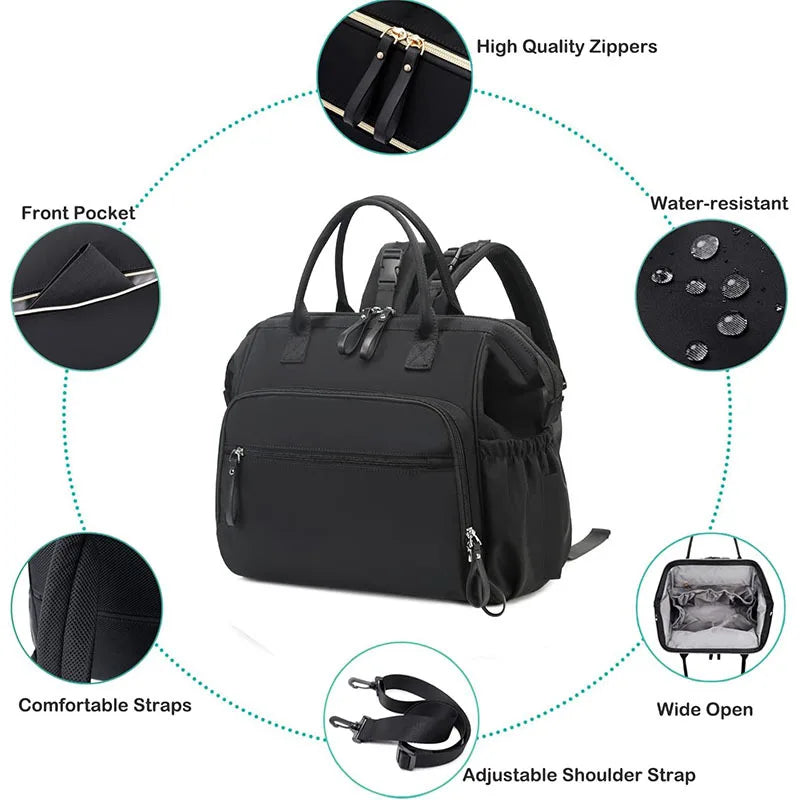 Versatile Waterproof Women Backpack | Large Capacity Shoulder Bag