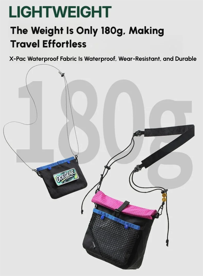 Ultralight Waterproof Crossbody Bag | Perfect for Hiking & Camping