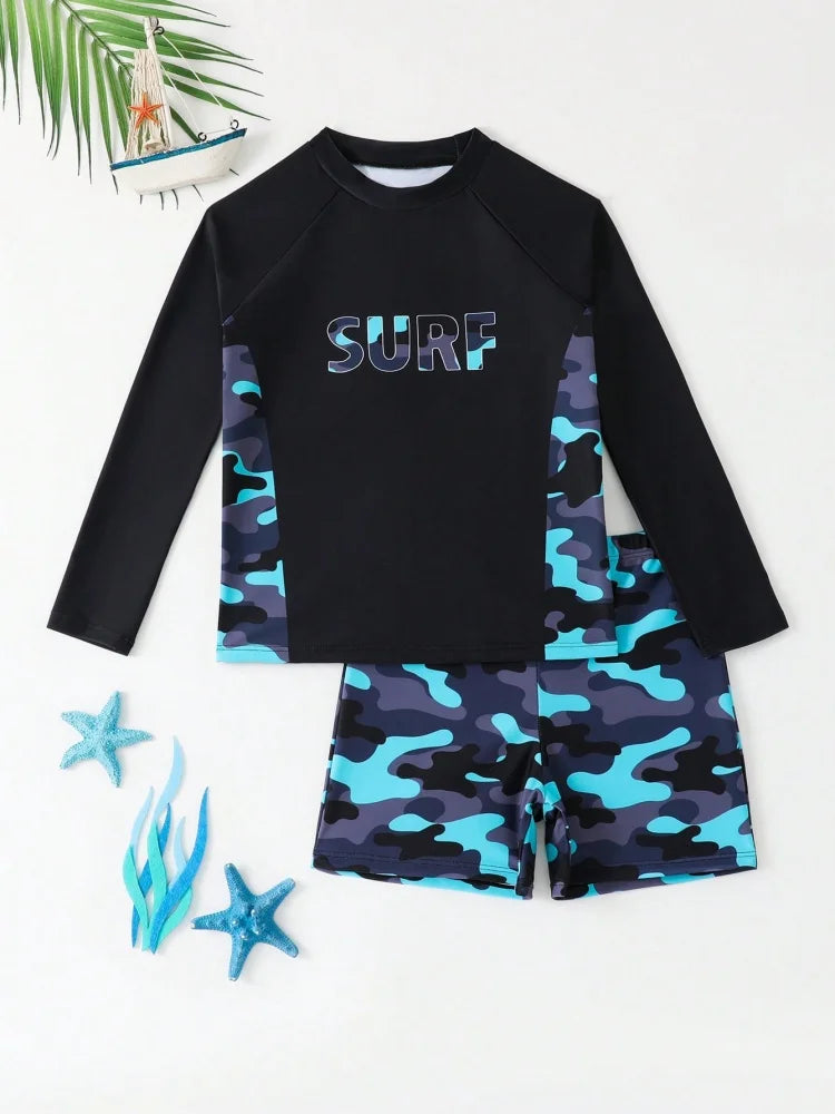 Boys Long Sleeve Swimwear | Stylish and Comfortable Beach Outfit