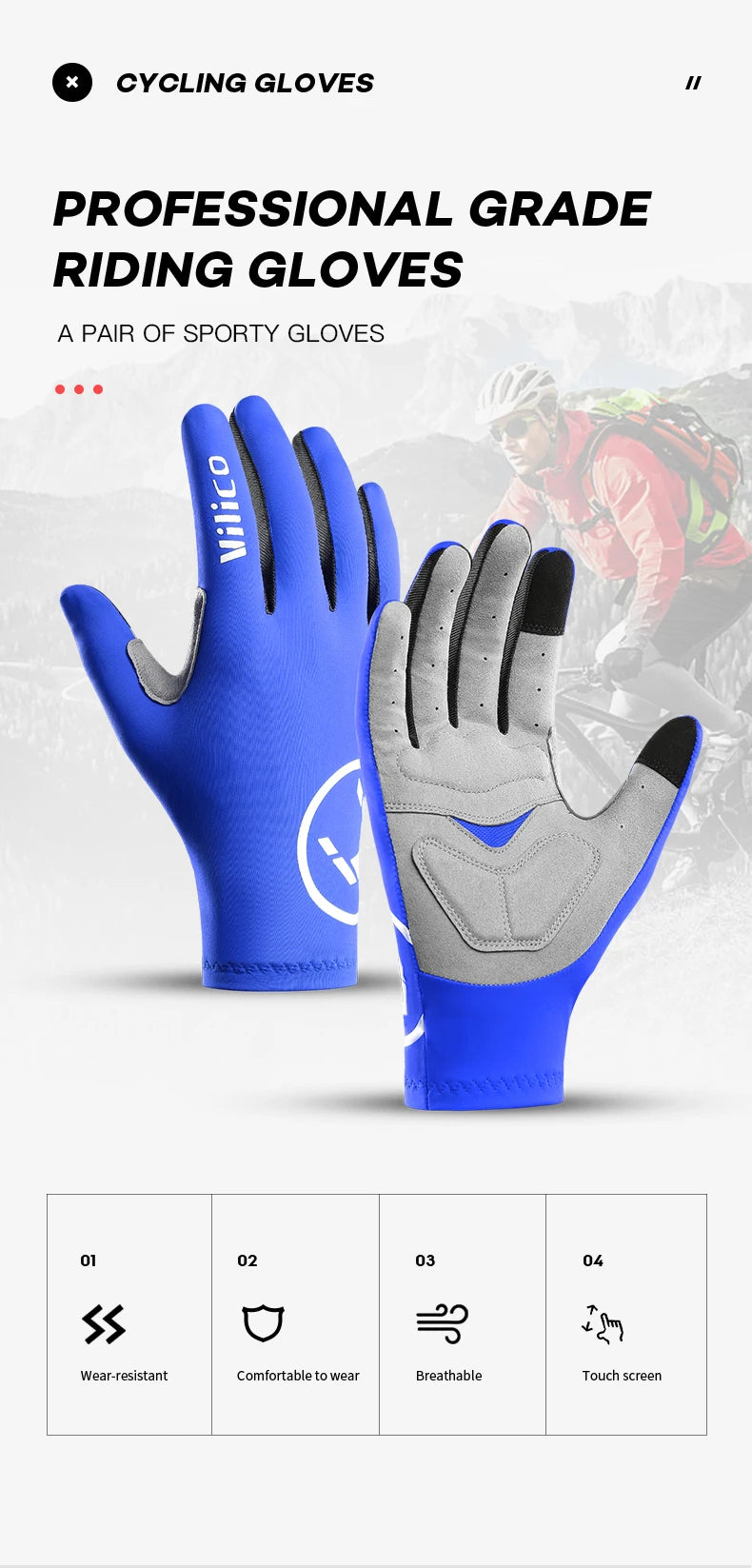 Breathable UV Resistant Sunscreen Gloves for Summer Activities