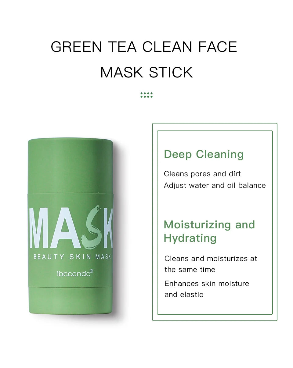 Green Tea Cleansing Stick Mask | Deep Pore Cleanser & Moisturizer