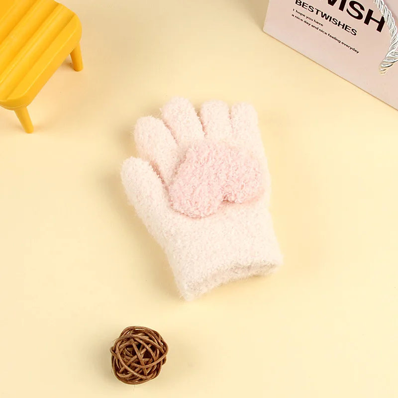 Kids Winter Fleece Gloves | Cozy Plush Mittens for Cold Weather