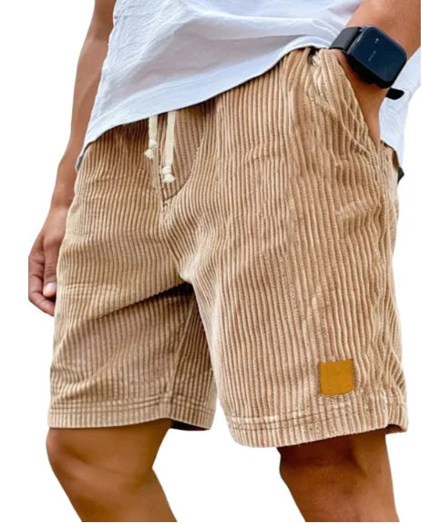 Men's Retro Corduroy Casual Shorts | Stylish Summer Essential