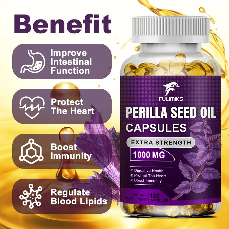 Perilla Seed Oil Capsules | Natural Allergy Relief & Immune Support