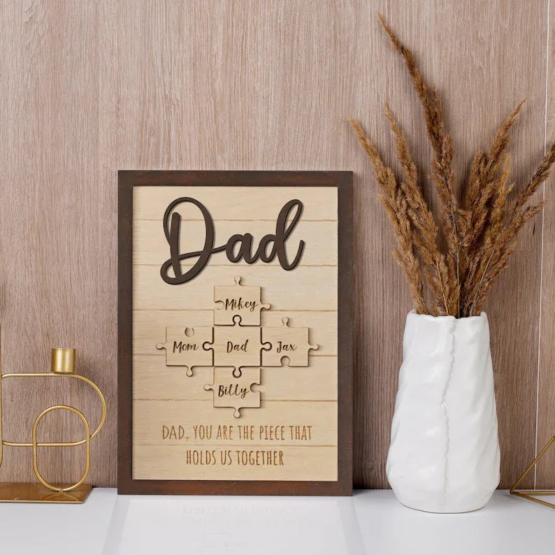 Personalized Wooden Name Puzzles | Heartfelt Gifts for Parents