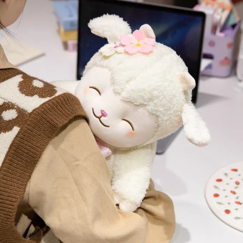 Cute Soft Sheep Plush Doll | Adorable Hugging Gift for Kids