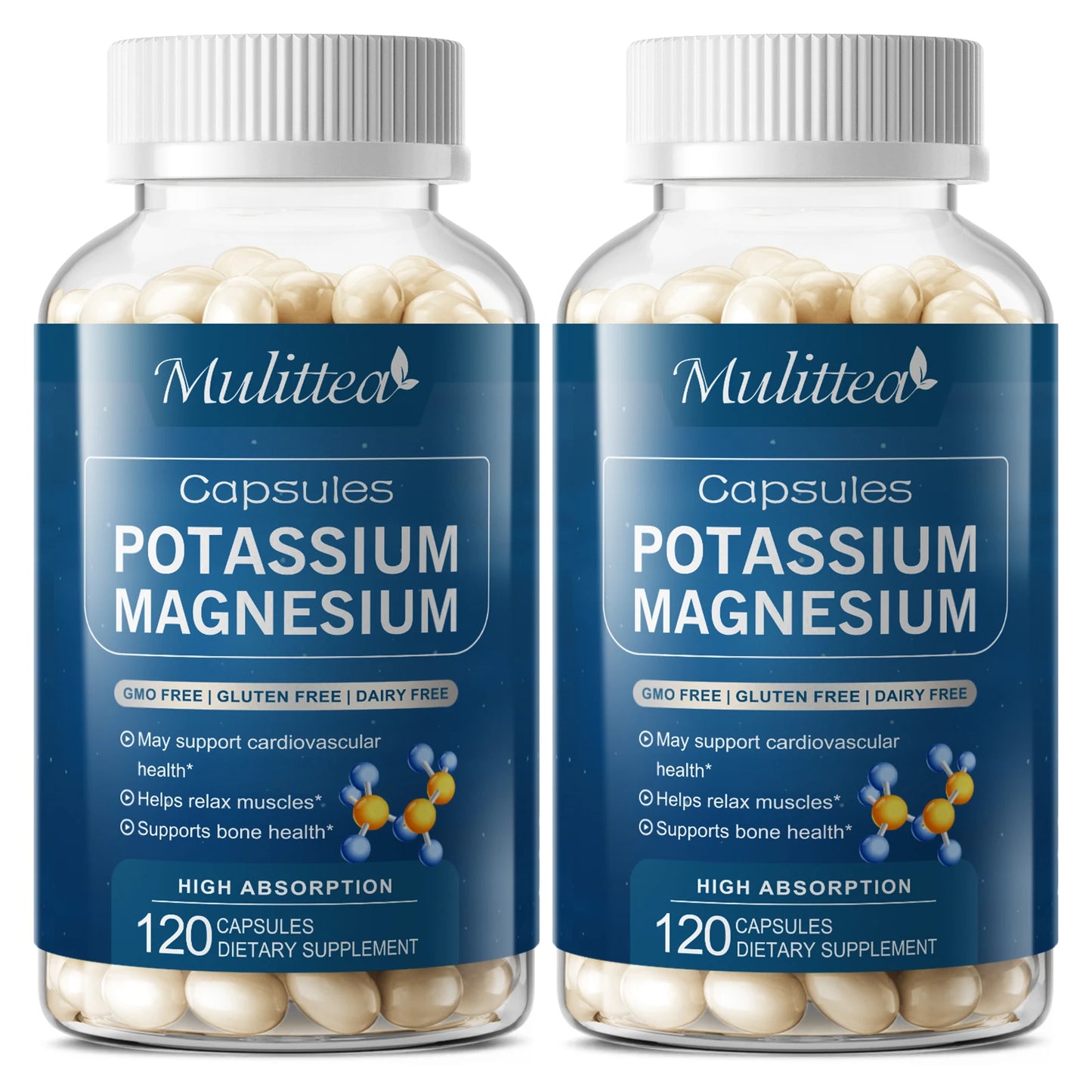 Potassium Magnesium Capsules for Muscle Relief and Better Sleep