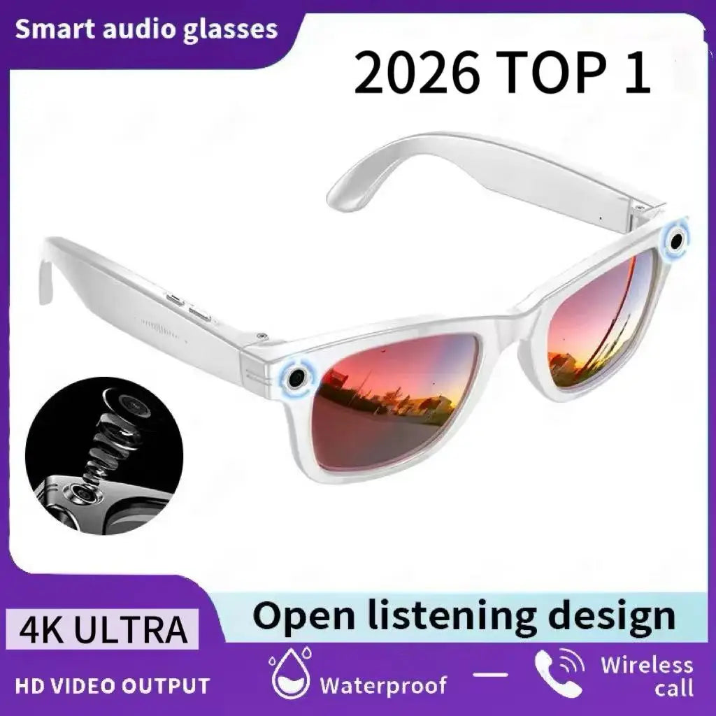AI Smart Glasses with 13MP Camera & Language Translation