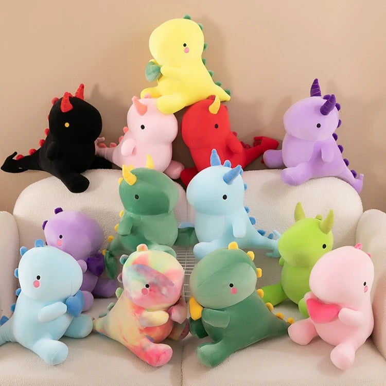 Cute Kawaii Plush Dinosaur Doll | Soft Cartoon Dino Toy for Kids