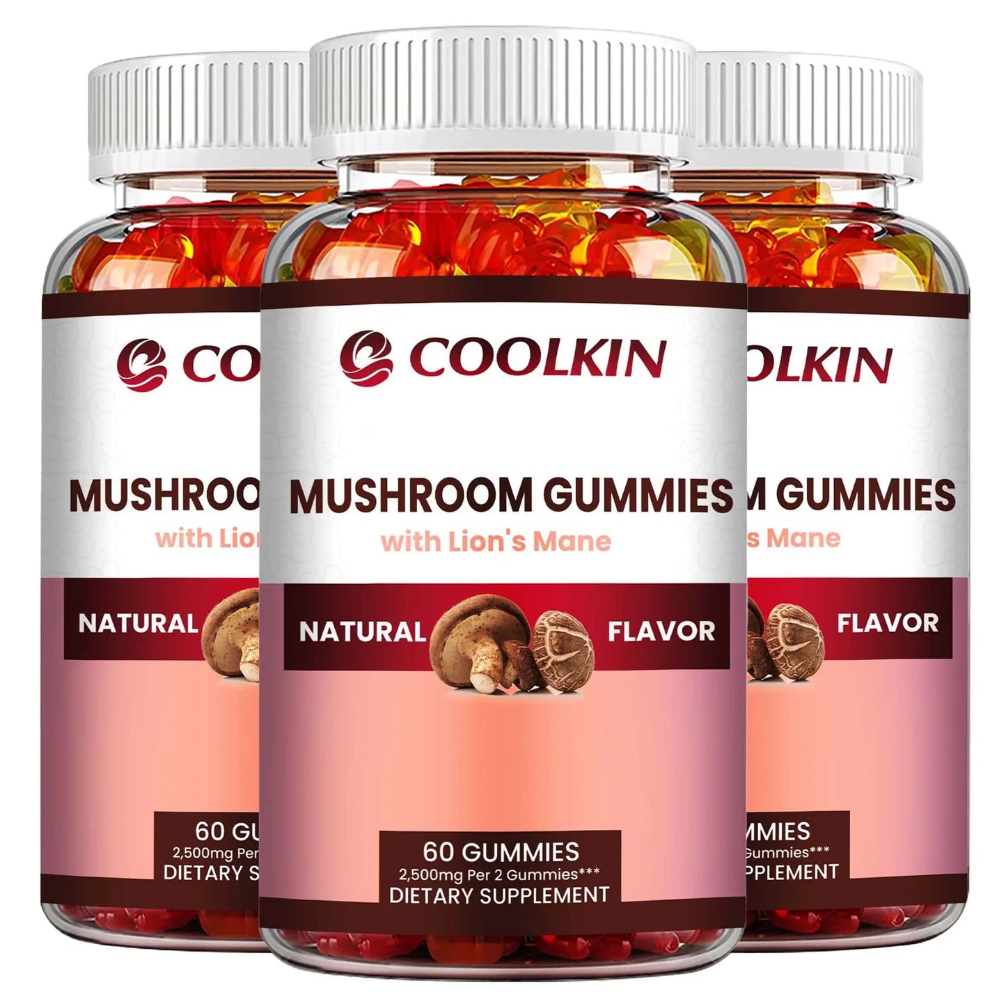 Mushroom Gummy Complex for Immune and Mood Support - 60 Gummies