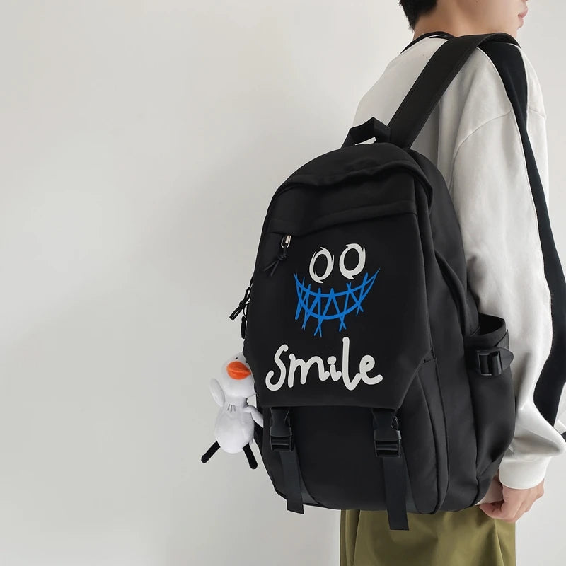 Kawaii Large Capacity Pocket Front Backpack | Stylish School Bag