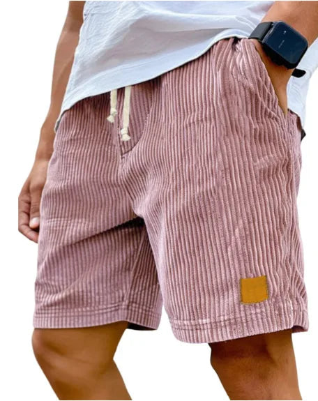 Men's Retro Corduroy Casual Shorts | Stylish Summer Essential