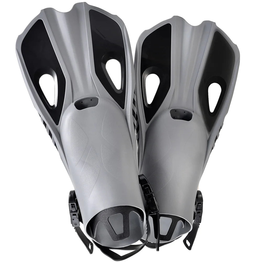 Adjustable Silicone Snorkel Fins for Adults and Kids | Travel Ready